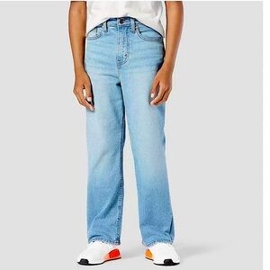 NEW! Levi’s/DENIZEN Boys' Loose Fit Adjustable Waist Light Blue Jeans